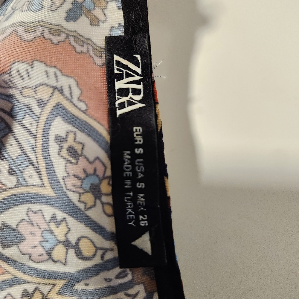 Zara Multicolor Paisley Dress - Picture 5 of 5